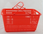 Flexible Plastic Shopping Hand Baskets / Reusable Grocery Shopping Baskets With Handles