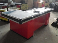 Grocery Store / Supemarket Conveyor Belt Checkout Counter Anti - Corrosion Durable