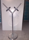 Commercial Stainless Steel Products Metal Shopping Bag Display Stand