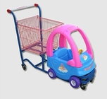 Cozy Coupe Metallic Kids Caddy Supermarket Shopping Cart For Grocery