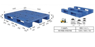 Waterproof Recycled Stackable Heavy Duty Plastic Pallets For Logistic Warehouse