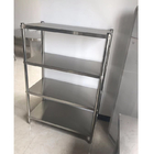 Heavy Duty Shelving Stainless Steel Display Stands , Warehouse Rack System