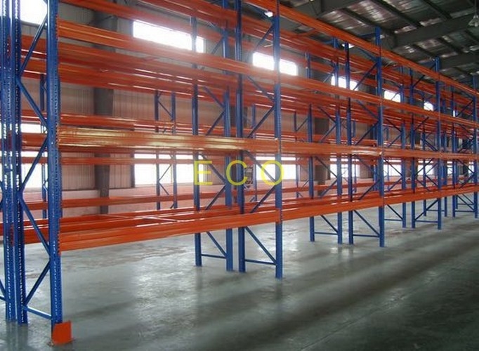 Industrial Heavy Duty Pallet Racking system / Steel Rack For Warehouse SGS ISO