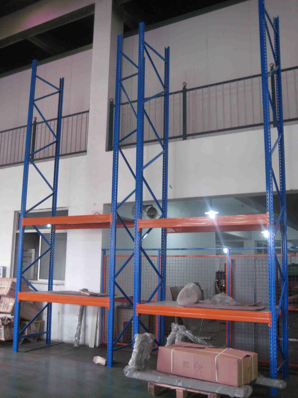 Solid Structure Assembled Warehouse Storage Racks Metal Longspan Shelves